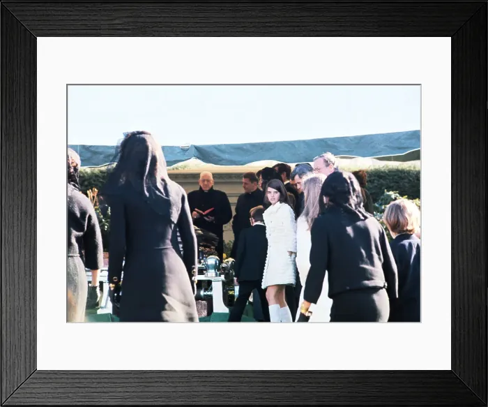 Framed Print : Kennedy Family Attending Service For Joseph P. Kennedy Framed Print : Kennedy Family Attending Service For Joseph P. Kennedy