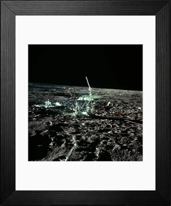 Framed Print : Central Station of ALSEP on Moon's Surface Framed Print : Central Station of ALSEP on Moon's Surface