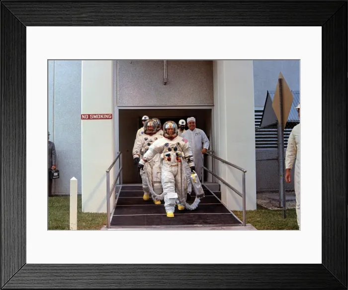Framed Print : Astronauts Heading For the Launch Complex Framed Print : Astronauts Heading For the Launch Complex