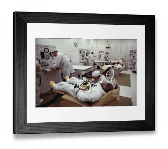 Framed Print : Astronauts Preparing For Blastoff Framed Print : Astronauts Preparing For Blastoff