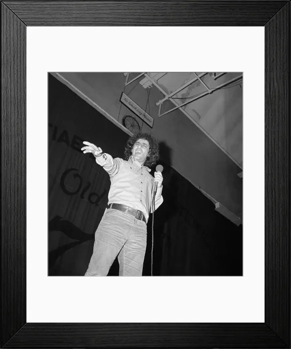 Framed Print : Abbie Hoffman Addressing Student Audience Framed Print : Abbie Hoffman Addressing Student Audience