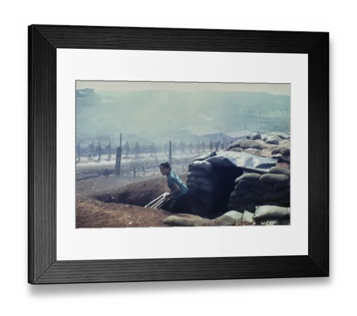 Framed Print : Cambodian Border Patrol, Vietnam War