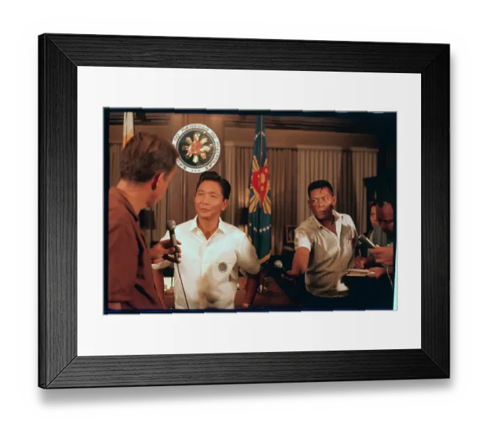 Framed Print : Ferdinand E. Marcos Being Interviewed Framed Print : Ferdinand E. Marcos Being Interviewed