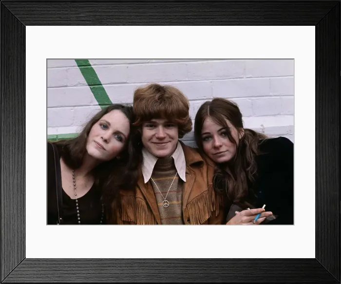 Framed Print : Tisa Farrow Posing with Colleagues Framed Print : Tisa Farrow Posing with Colleagues
