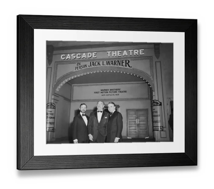 Framed Print : Celebrities at Cascade Theater Framed Print : Celebrities at Cascade Theater
