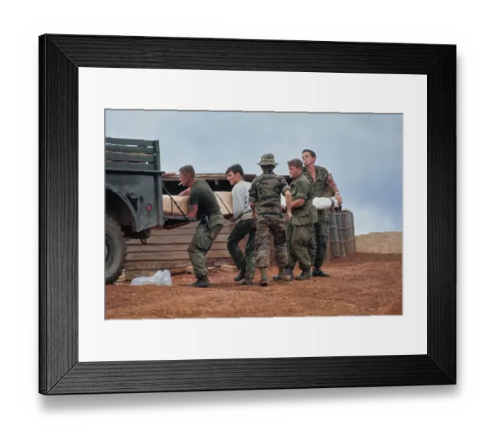 Framed Print : Duc Lap Camp, Vietnam War