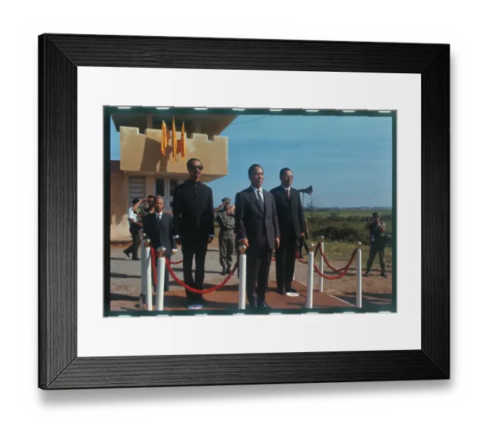 Framed Print : Nguyen Van Thi and Cao Ky at Ceremonies Framed Print : Nguyen Van Thi and Cao Ky at Ceremonies