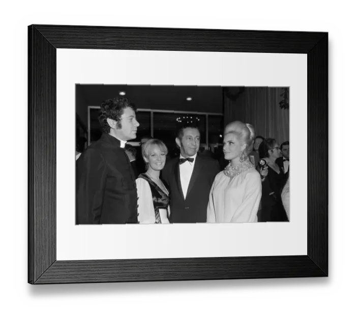 Framed Print : Claude Wolff and Petula Clark Framed Print : Claude Wolff and Petula Clark