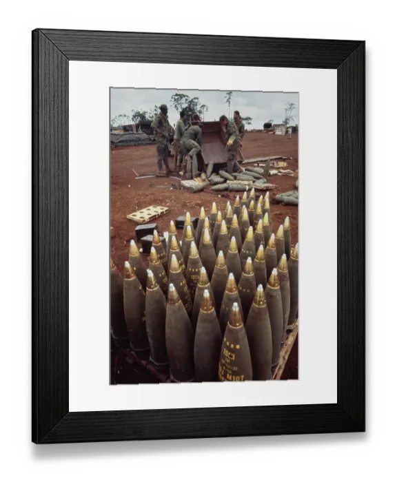 Framed Print : Duc Lap Camp, Vietnam War