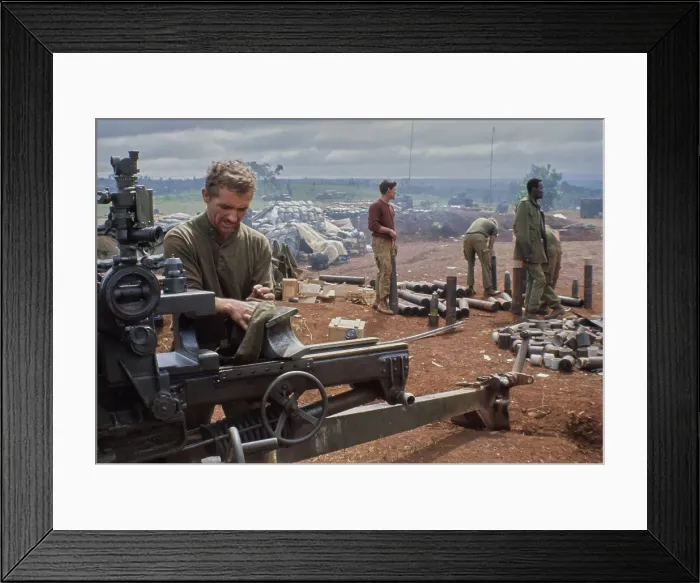 Framed Print : Duc Lap Camp, Vietnam War Framed Print : Duc Lap Camp, Vietnam War
