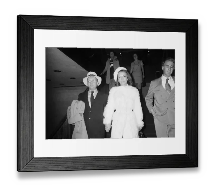 Framed Print : Lee Radziwill W / Truman Capote Framed Print : Lee Radziwill W / Truman Capote