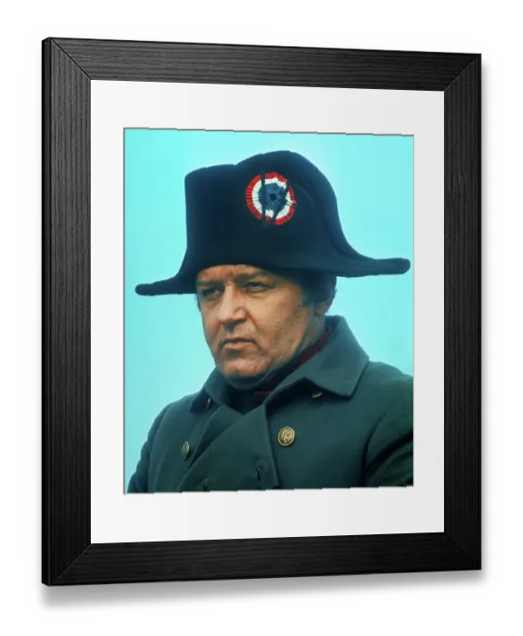 Framed Print : Portrait of Rod Steiger Dressed as Napoleon