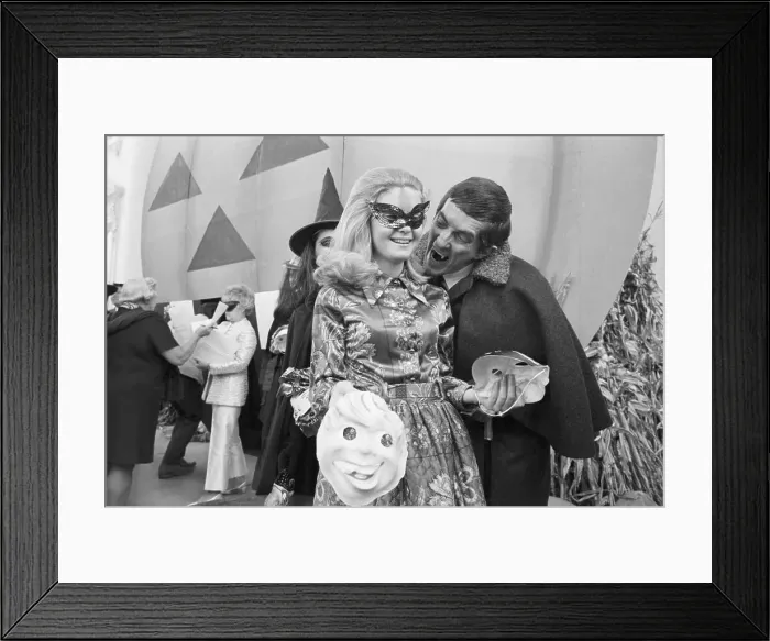 Framed Print : Tricia Nixon and Jonathan Frid Framed Print : Tricia Nixon and Jonathan Frid