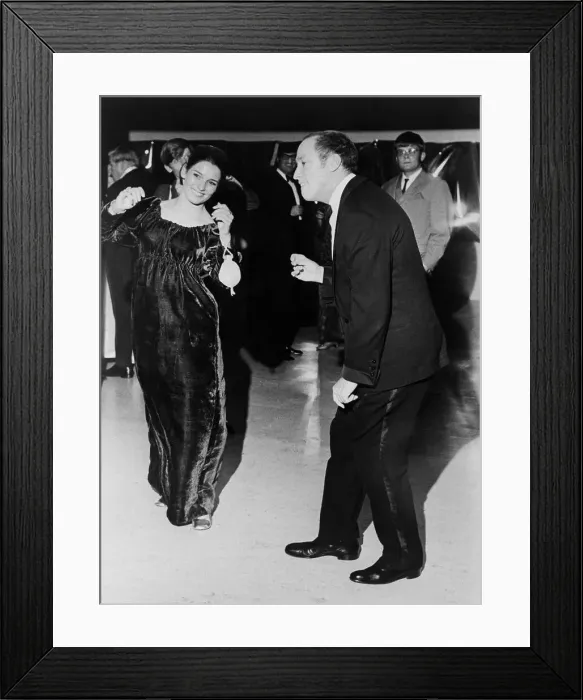 Framed Print : Pierre Trudeau Dancing with Margaret Sinclair
