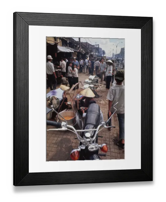 Framed Print : Cholon, Vietnam War