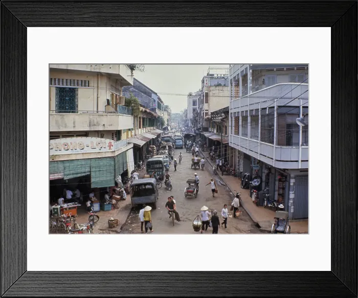 Framed Print : Cholon, Vietnam War Framed Print : Cholon, Vietnam War