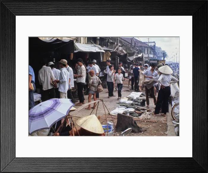 Framed Print : Cholon, Vietnam War Framed Print : Cholon, Vietnam War