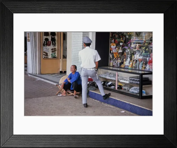 Framed Print : Saigon Marketplace, Vietnam War Framed Print : Saigon Marketplace, Vietnam War