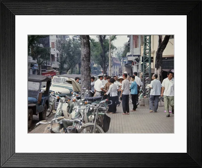 Framed Print : Saigon Marketplace, Vietnam War Framed Print : Saigon Marketplace, Vietnam War
