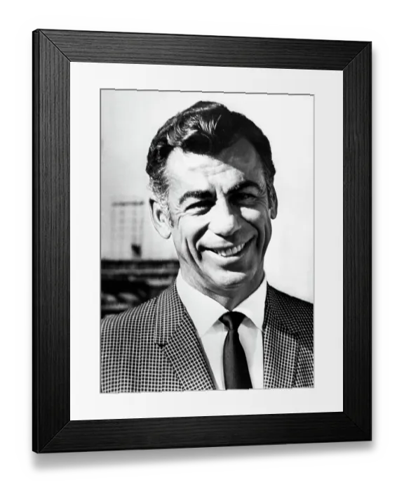 Framed Print : Hotel-man Kirk Kerkorian