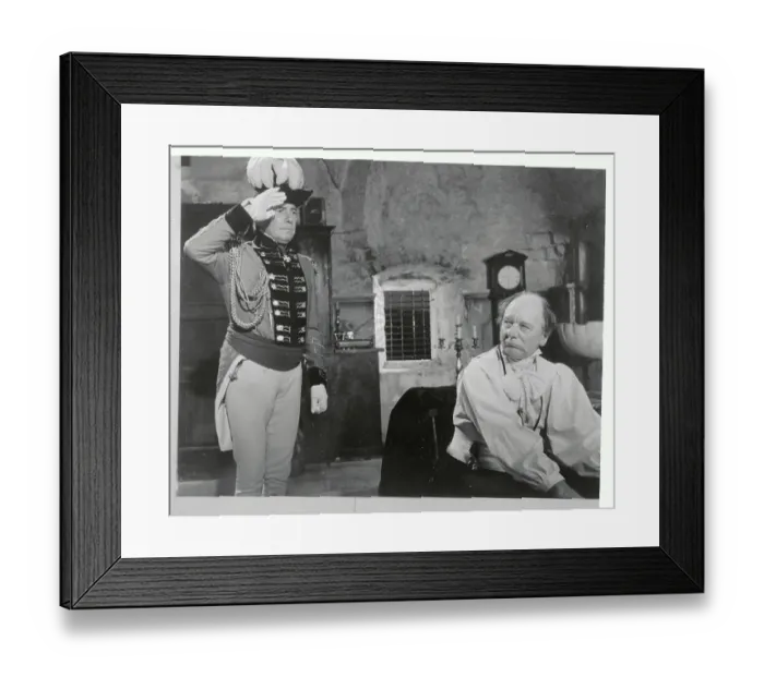 Framed Print : John Gielgud and Ralph Richardson Playing in a Scene Framed Print : John Gielgud and Ralph Richardson Playing in a Scene