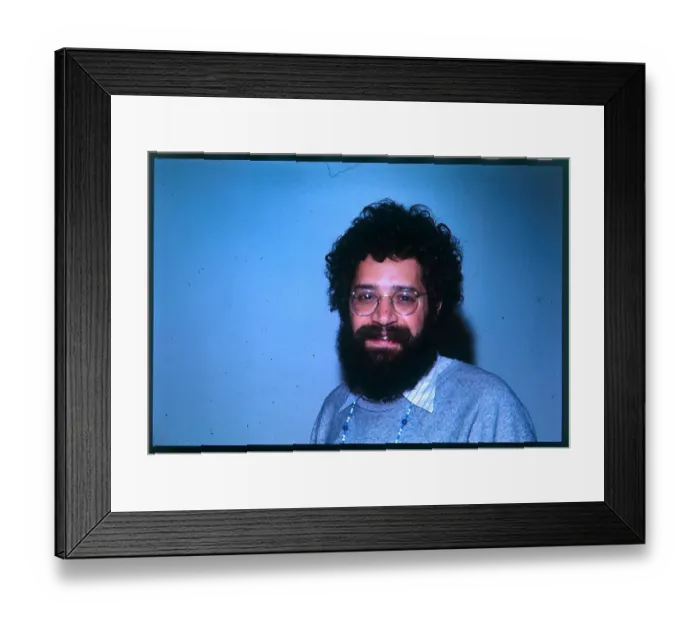 Framed Print : Portrait of Lee Weiner Framed Print : Portrait of Lee Weiner