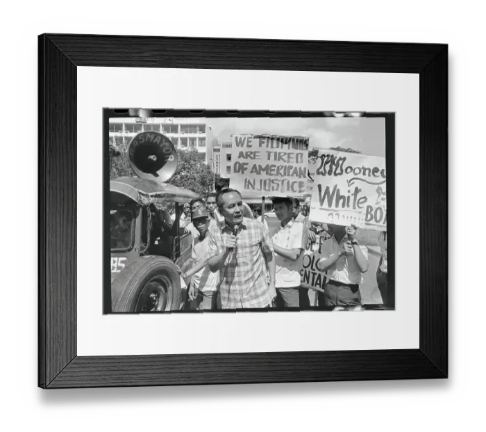 Framed Print : Manila Citizens Protesting with Signs Framed Print : Manila Citizens Protesting with Signs