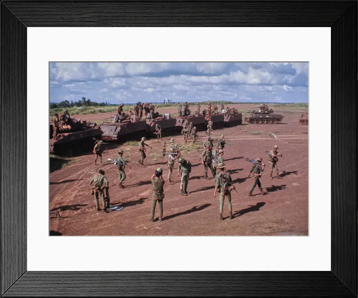 Framed Print : Saigon, Vietnam War Framed Print : Saigon, Vietnam War