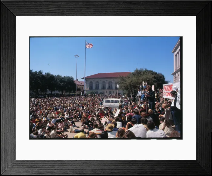 Framed Print : Dick LeClair Speaking at Rally Framed Print : Dick LeClair Speaking at Rally