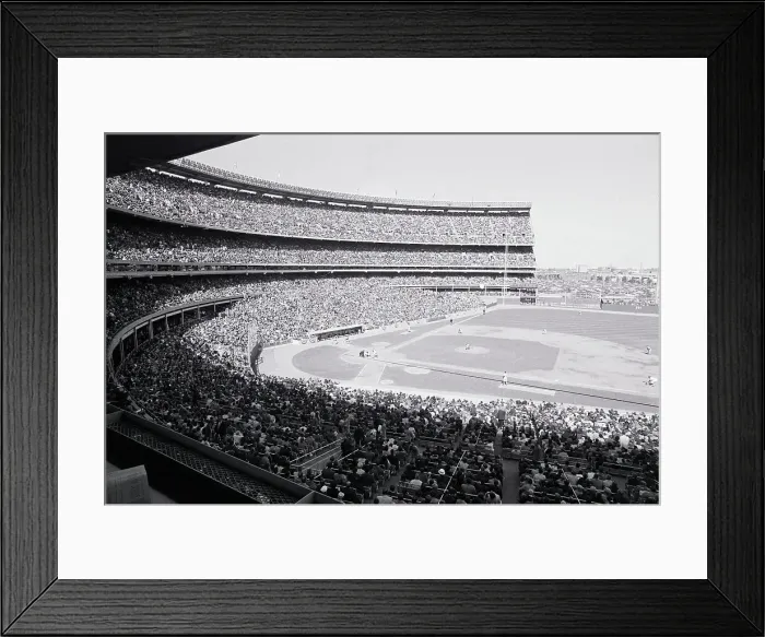 Framed Print : In-Stands View Of Shea Stadium And Crowd Framed Print : In-Stands View Of Shea Stadium And Crowd
