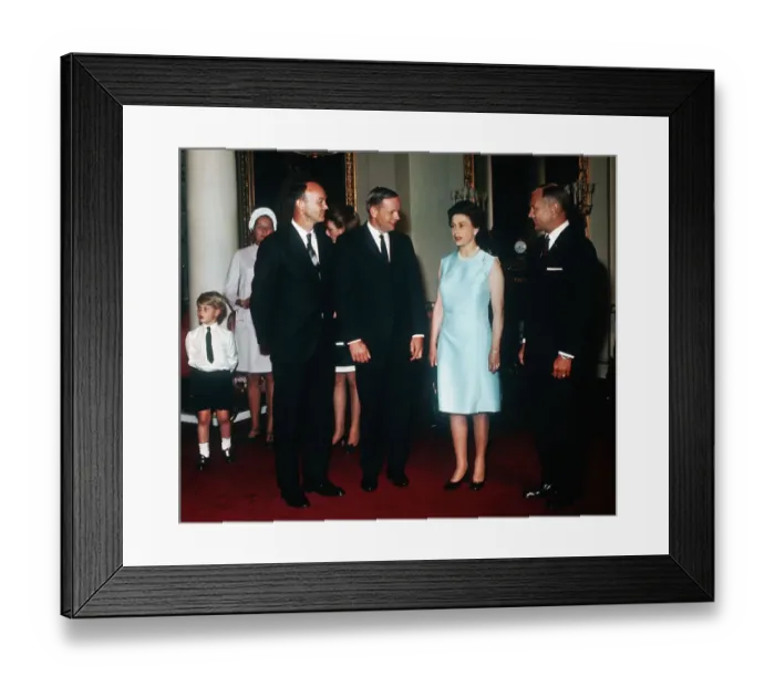 Framed Print : Queen Elizabeth II and Apollo 11 Astronauts Framed Print : Queen Elizabeth II and Apollo 11 Astronauts