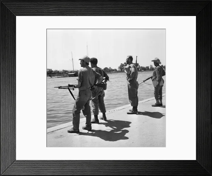 Framed Print : Israeli Soldiers Looking Across Suez Canal Framed Print : Israeli Soldiers Looking Across Suez Canal