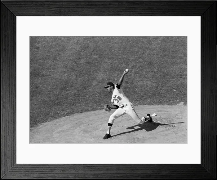 Framed Print : Mike Cuellar Shown In Mid-Pitch Framed Print : Mike Cuellar Shown In Mid-Pitch
