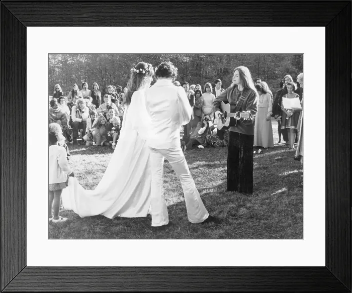 Framed Print : Judy Collins Singing at a Wedding Framed Print : Judy Collins Singing at a Wedding