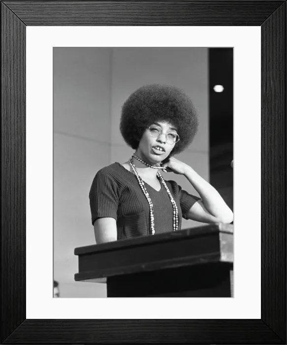 Framed Print : Angela Davis Framed Print : Angela Davis