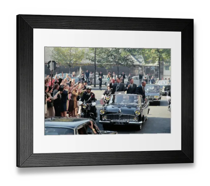 Framed Print : Apollo 11 astronauts Waving to the Crowds of People Framed Print : Apollo 11 astronauts Waving to the Crowds of People