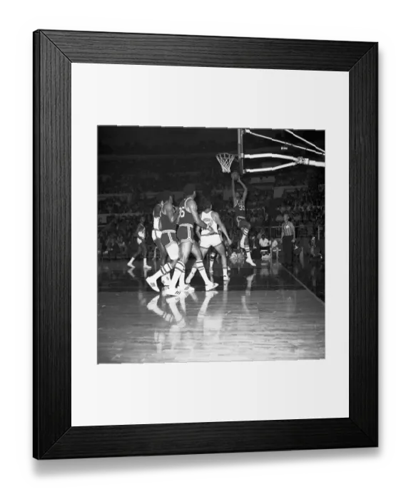 Framed Print : Lew Alcindor Goes Up for Shot Framed Print : Lew Alcindor Goes Up for Shot