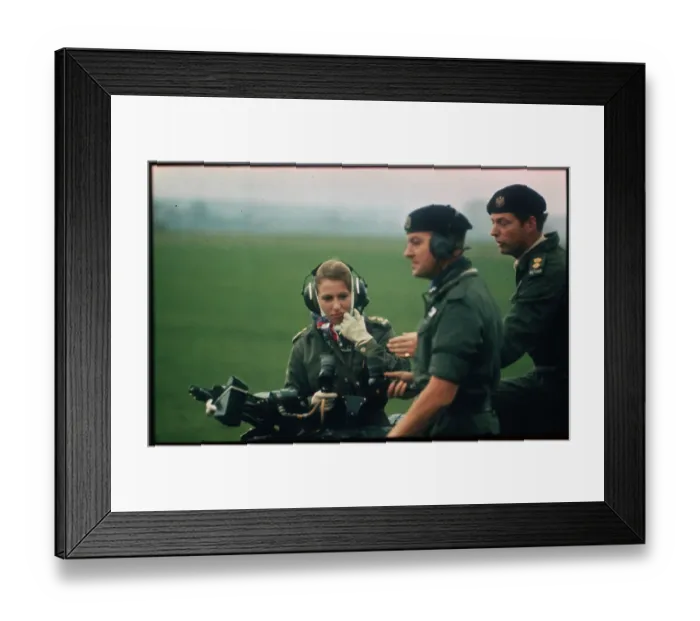 Framed Print : Princess Anne Wearing a Tank Suit Framed Print : Princess Anne Wearing a Tank Suit