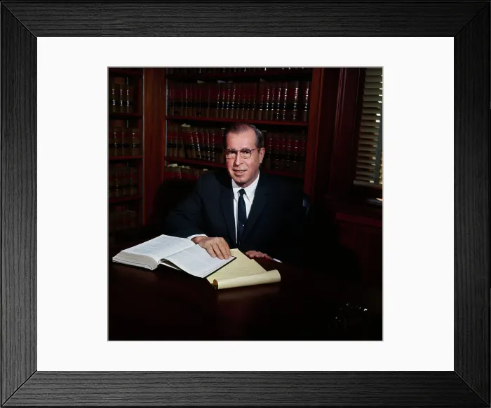 Framed Print : Judge Clement Haynsworth Smiling Framed Print : Judge Clement Haynsworth Smiling