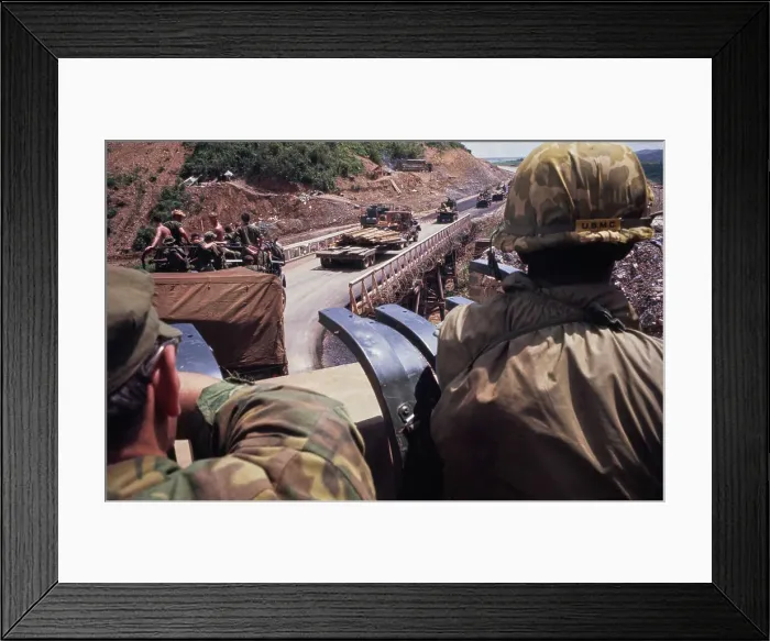 Framed Print : Dong Ha, Vietnam War Framed Print : Dong Ha, Vietnam War