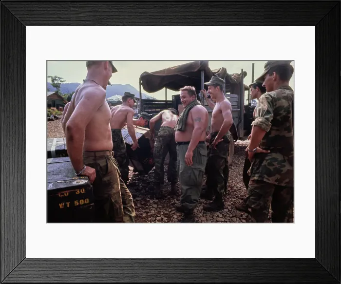 Framed Print : Vandegrift Combat Base, Vietnam War Framed Print : Vandegrift Combat Base, Vietnam War