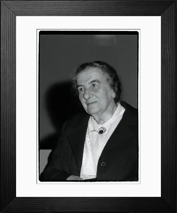Framed Print : Prime Minister Golda Meir Visiting New York Framed Print : Prime Minister Golda Meir Visiting New York