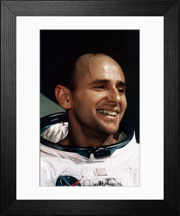 Framed Print : Portrait of Alan Bean Smiling Framed Print : Portrait of Alan Bean Smiling