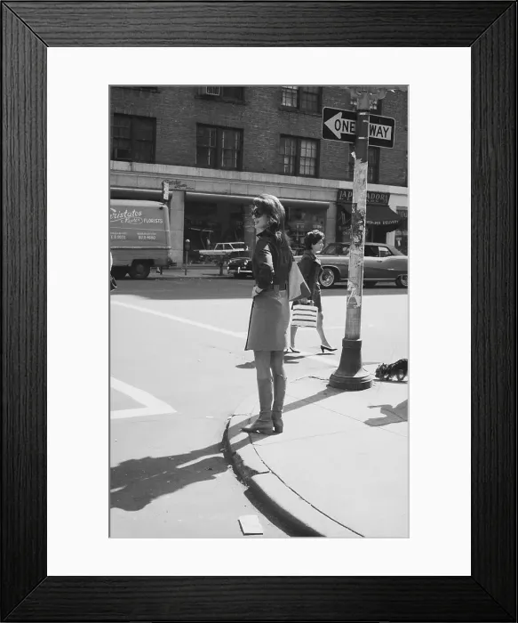 Framed Print : Jacqueline Kennedy in New York Framed Print : Jacqueline Kennedy in New York