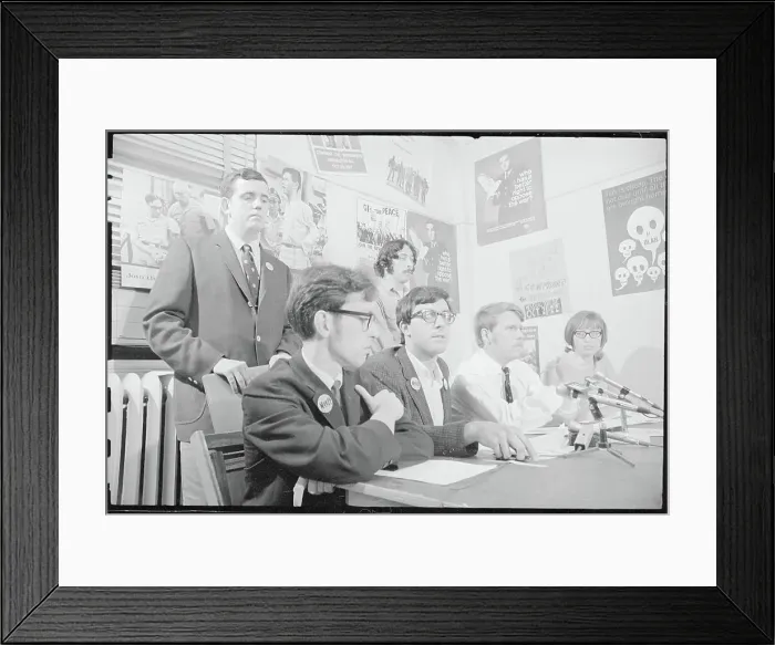 Framed Print : Leaders Of Committee To End Vietnam War Framed Print : Leaders Of Committee To End Vietnam War
