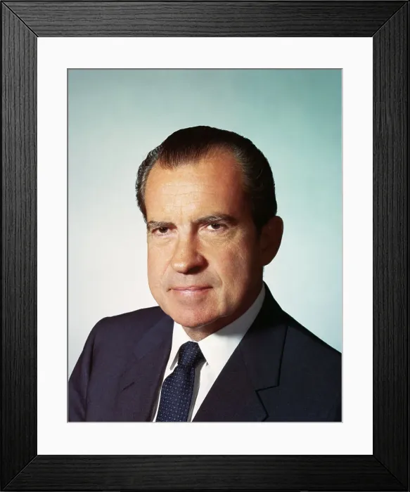 Framed Print : President Richard Nixon Framed Print : President Richard Nixon