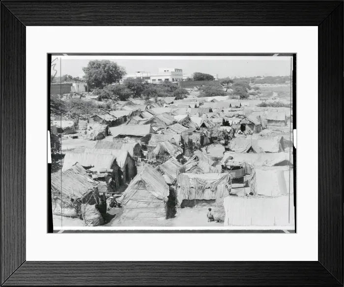 Framed Print : Top View of a Squatter Colony Framed Print : Top View of a Squatter Colony