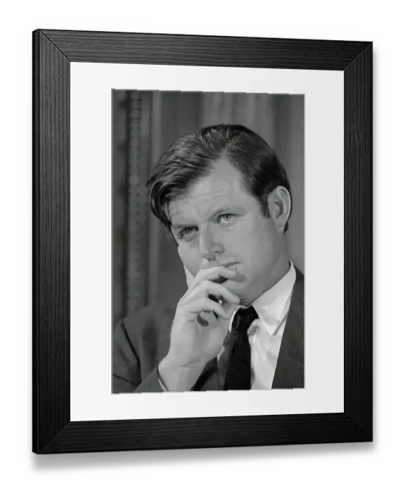 Framed Print : Portrait of Edward M. Kennedy Framed Print : Portrait of Edward M. Kennedy