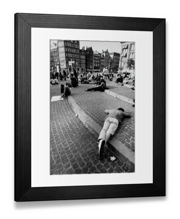 Framed Print : Young People In Amsterdam