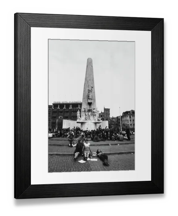 Framed Print : Young People In Amsterdam Framed Print : Young People In Amsterdam